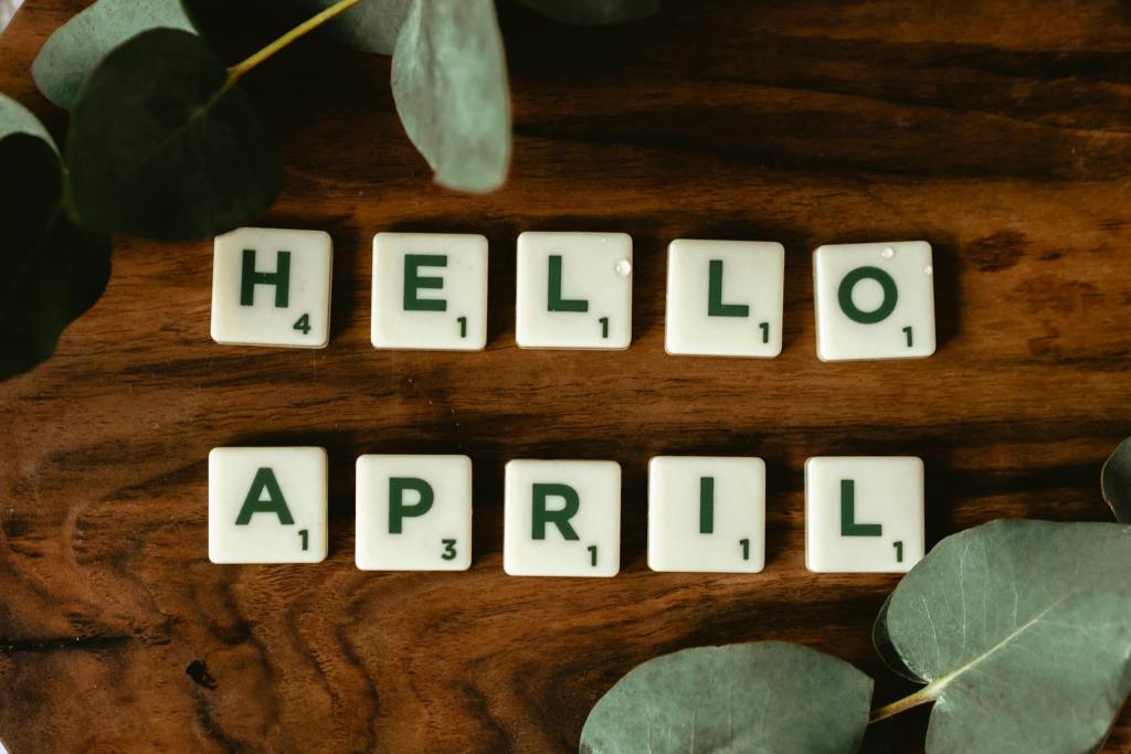 Teaching Schedule –&nbsp;April